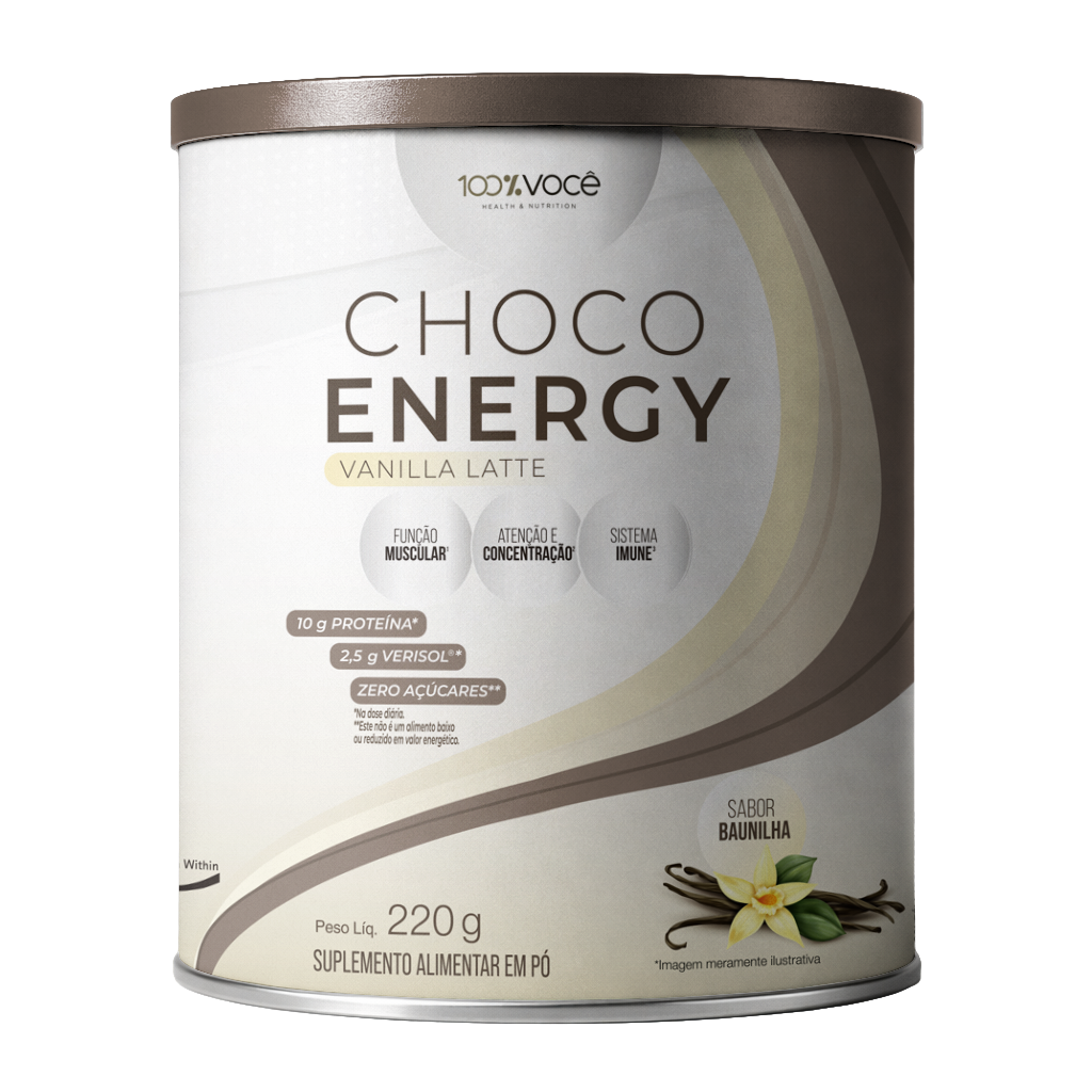 CHOCO ENERGY SABOR VANILLA LATTE 220G