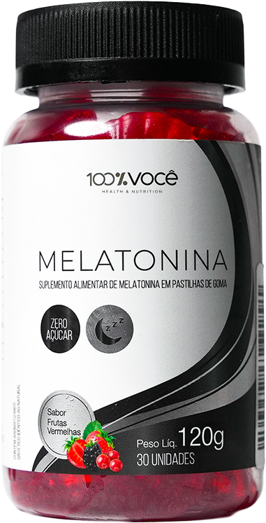 MELATONINA SABOR FRUTAS VERMELHAS 30 UNID